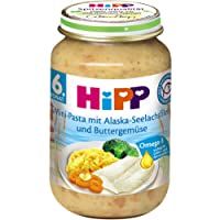 Los mejores  - Hipp Mini de pasta con Alaska de Mar salmón filetear y mantequilla verduras- 6 pack (6 x 190 g)